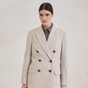 Giacca in flanella twill